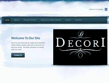 Tablet Screenshot of decorikc.com